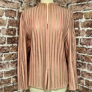 Akris 80s Vintage Leather Jacket